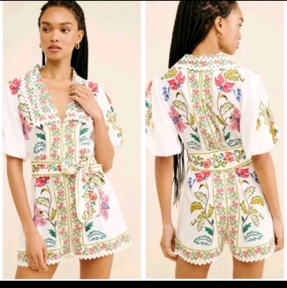 Farm Rio Insects Floral Romper - Picture 1 of 5